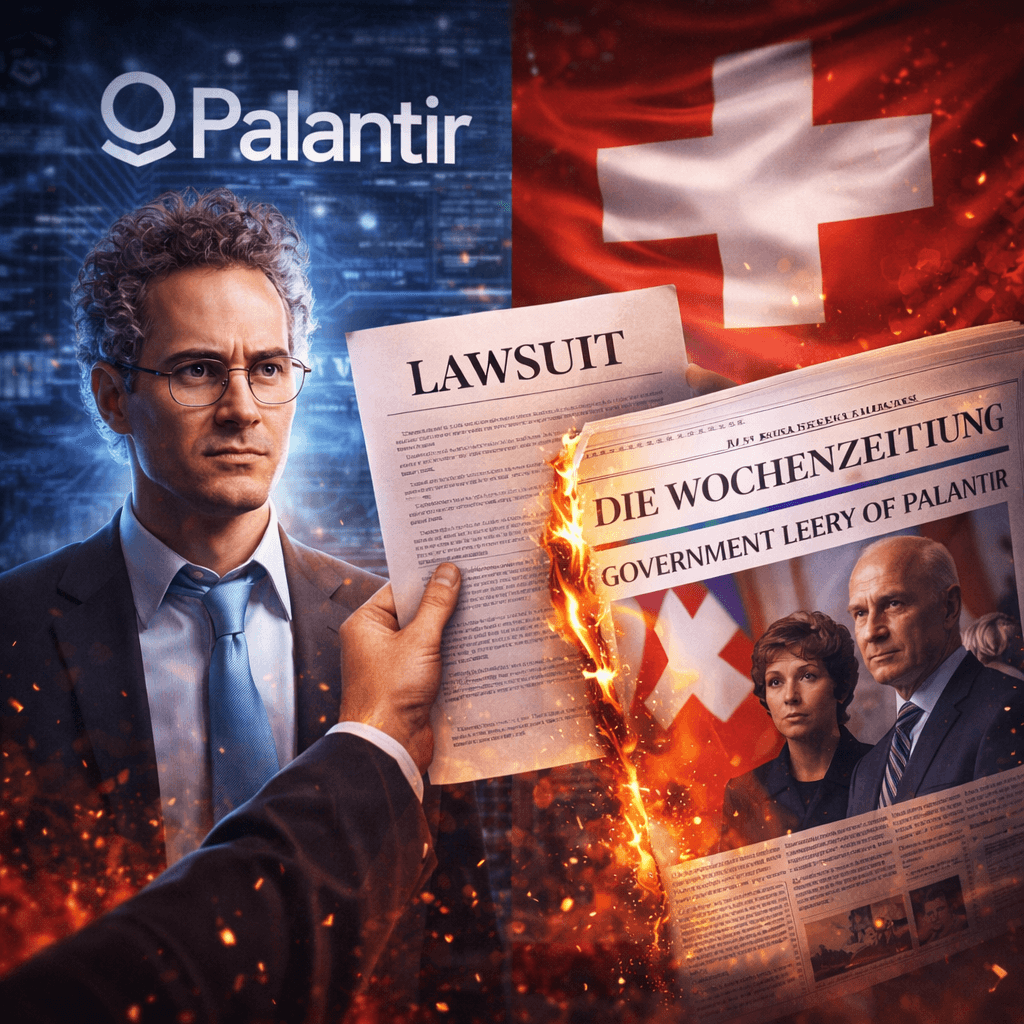 Palantir Sues Swiss Magazine Over Accurate Reporting of Government Stance