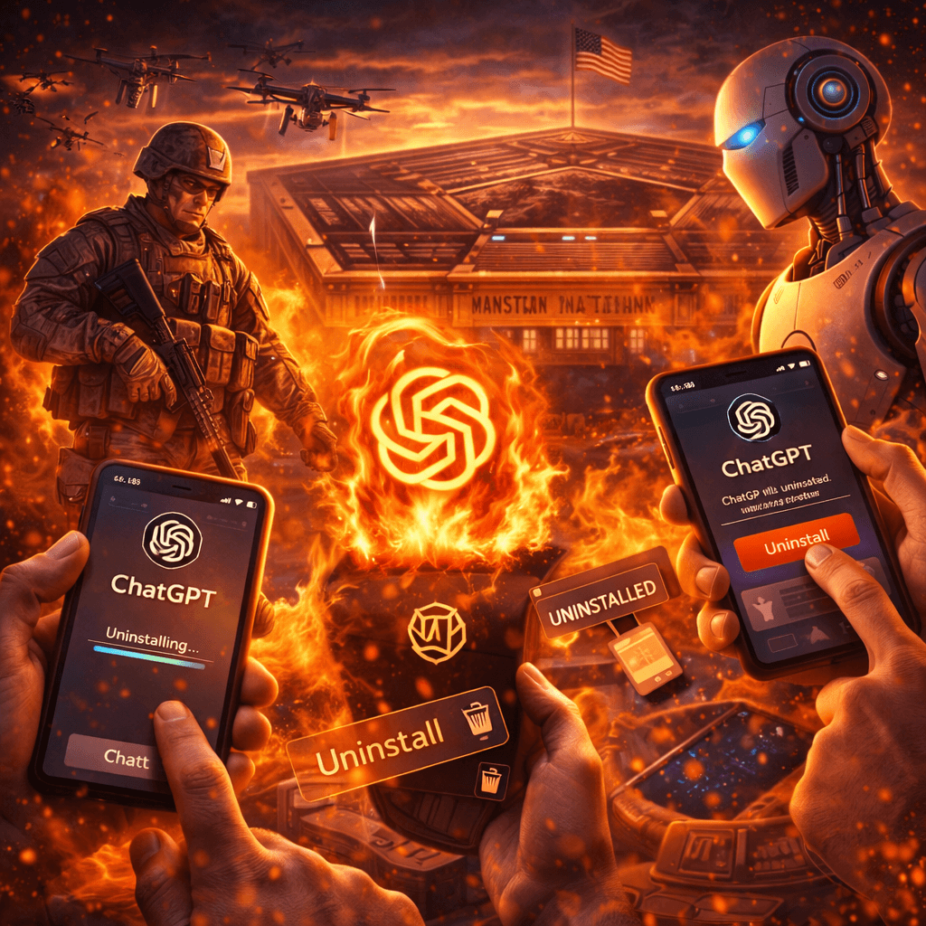 ChatGPT Uninstallation Surge: A Backlash Against OpenAI's DoD Deal