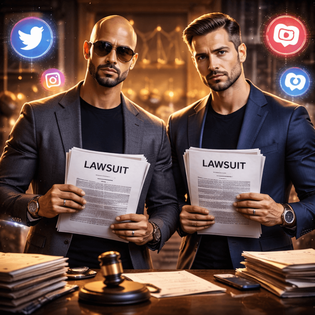 Andrew Tate and Brother Tristan Sue Social Media Platform to Uncover Users' Identities