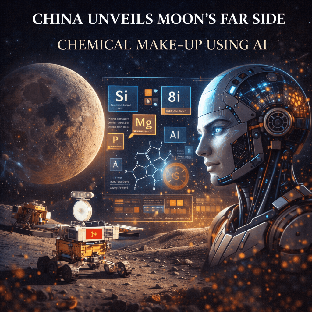 China Unveils Moon's Far Side Chemical Make-up Using AI