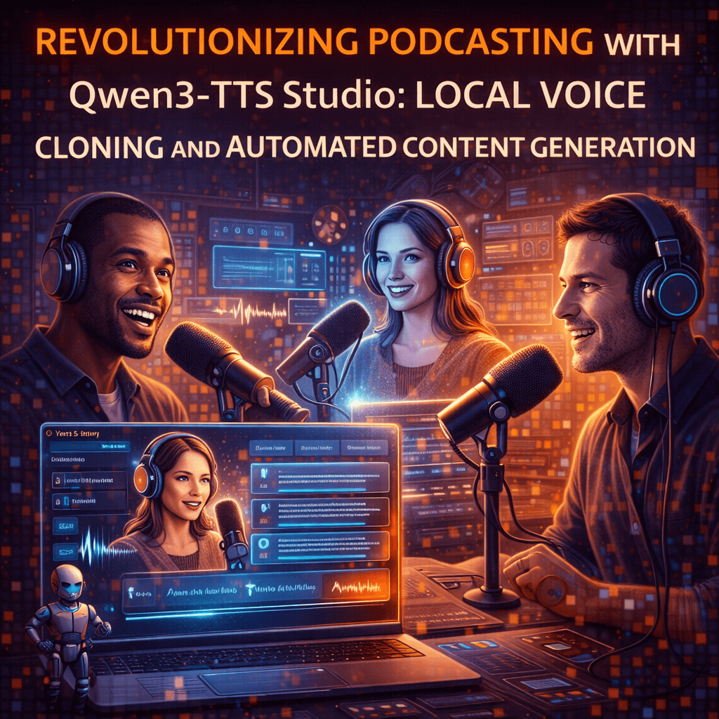 Revolutionizing Podcasting with Qwen3-TTS Studio: Local Voice Cloning and Automated Content Generation