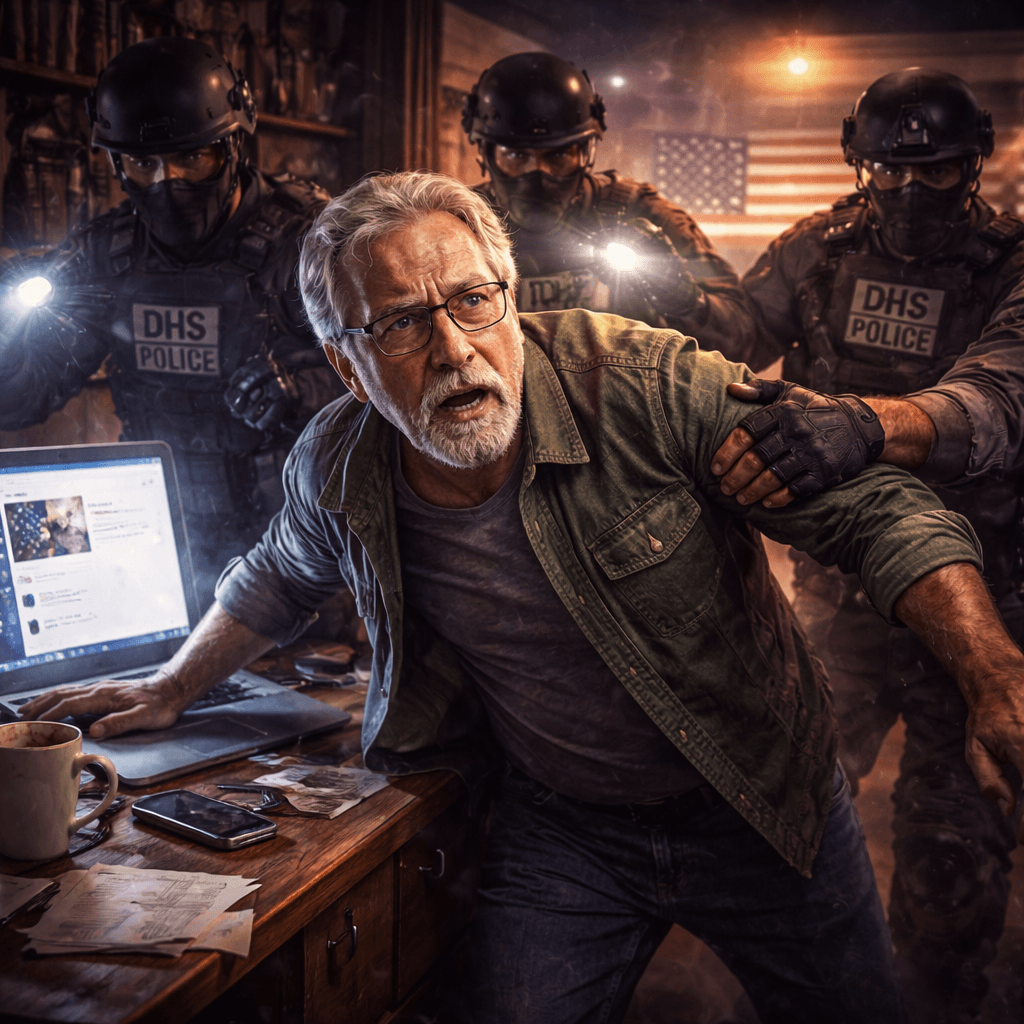 DHS Hunts Down 67-Year-Old U.S. Citizen for Exercising Free Speech