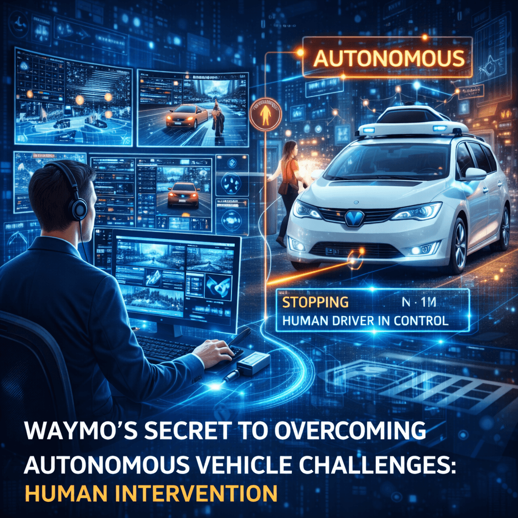 Waymo's Secret to Overcoming Autonomous Vehicle Challenges: Human Intervention
