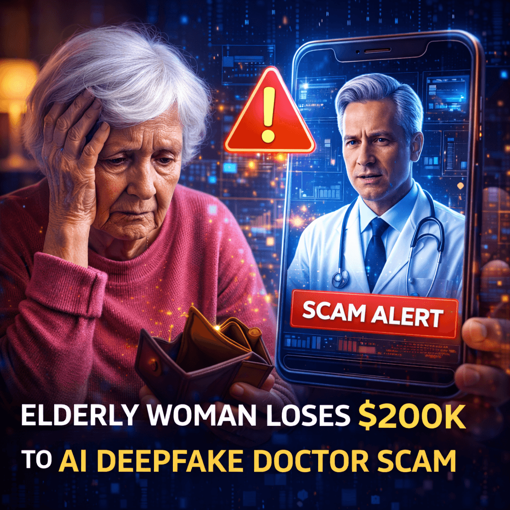 Elderly Woman Loses $200k to AI Deepfake Doctor Scam
