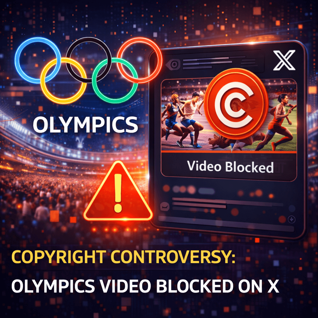 Copyright Controversy: Olympics Video Blocked on X
