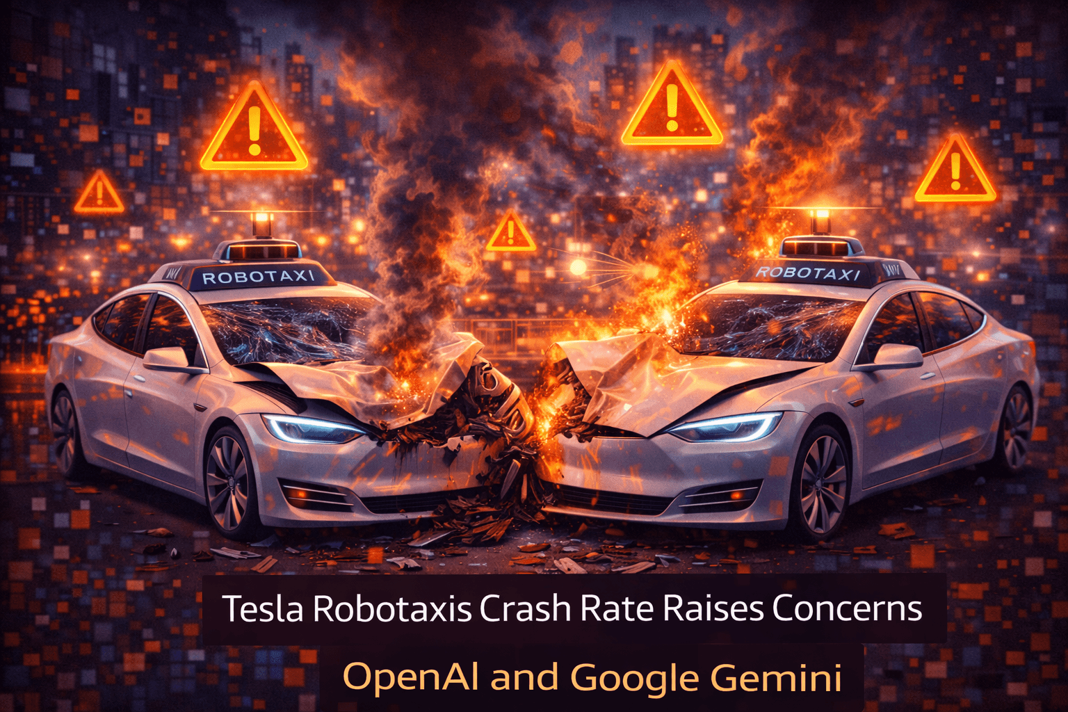 Tesla Robotaxis Crash Rate Raises Concerns