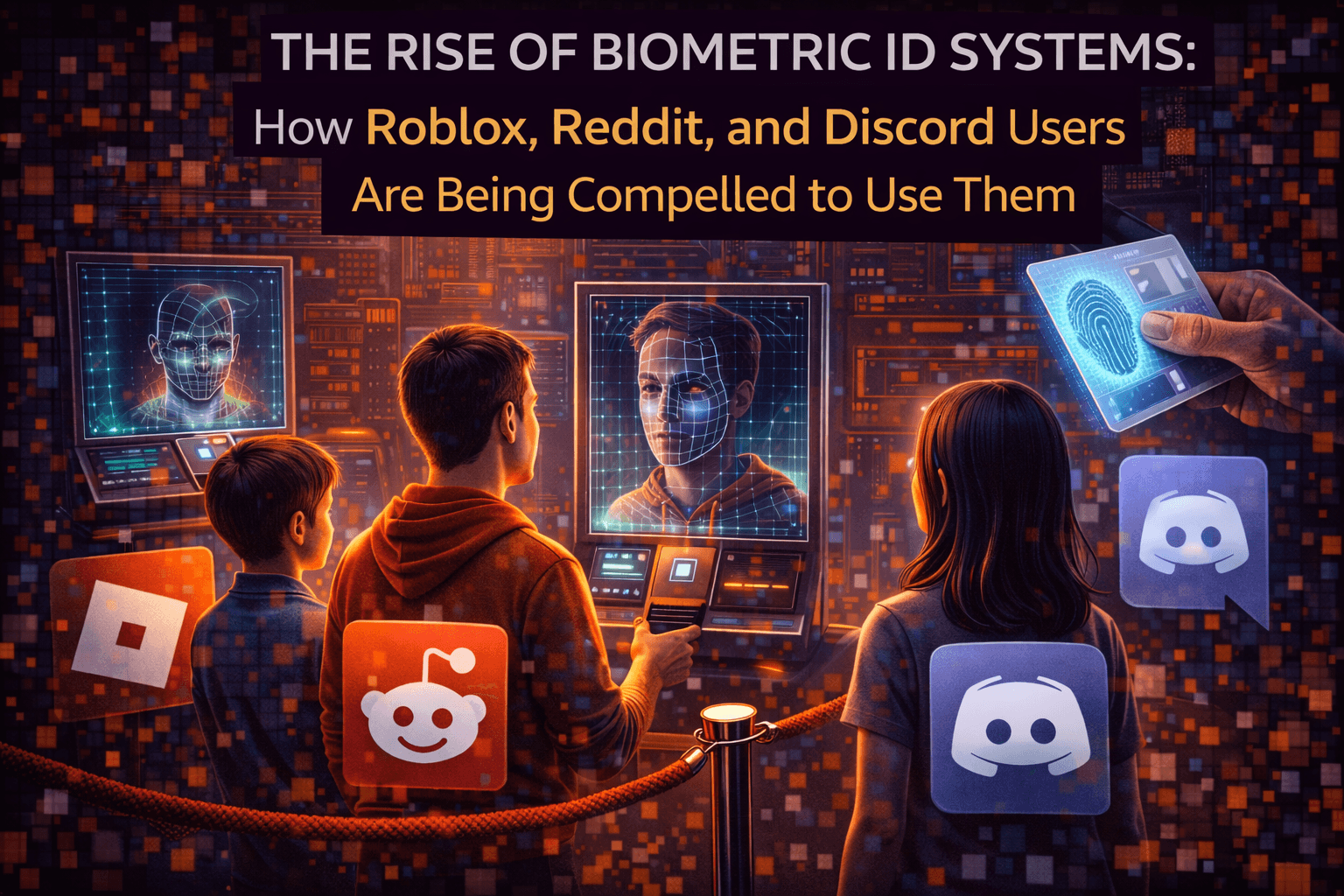 The Rise of Biometric ID Systems: How Roblox, Reddit, and Discord Users Are Being Compelled to Use Them
