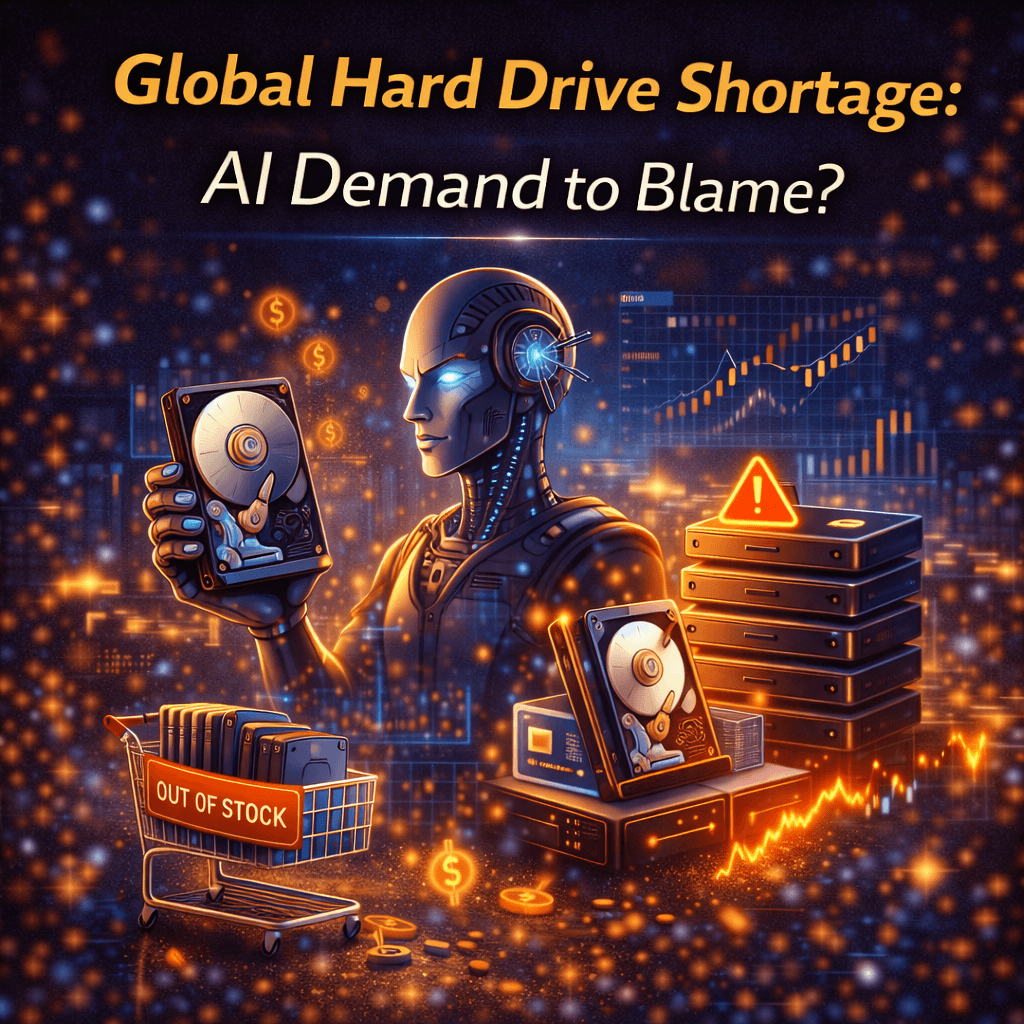 Global Hard Drive Shortage: AI Demand to Blame?