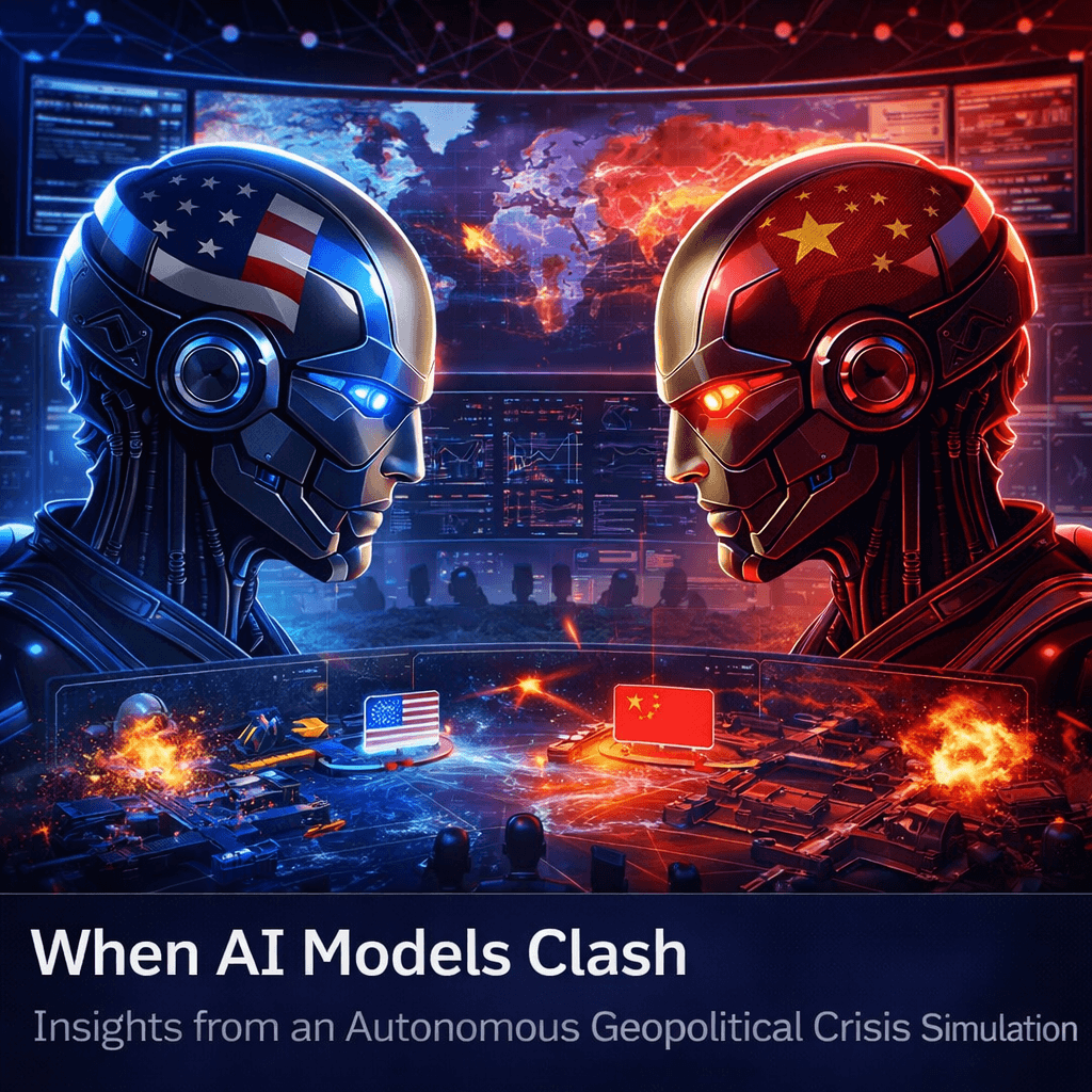 When AI Models Clash: Insights from an Autonomous Geopolitical Crisis Simulation