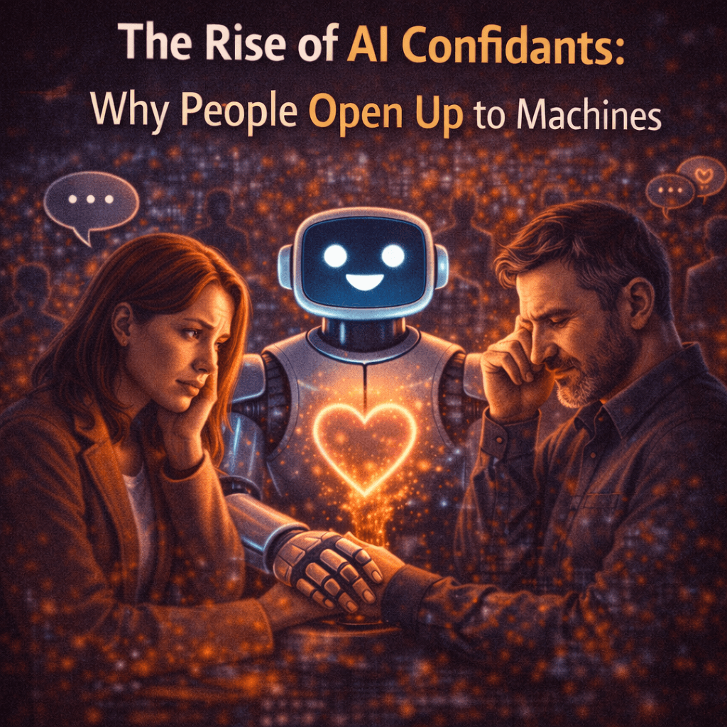 The Rise of AI Confidants: Why People Open Up to Machines