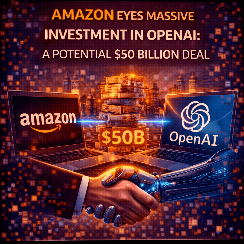Amazon Eyes Massive Investment in OpenAI: A Potential $50 Billion Deal