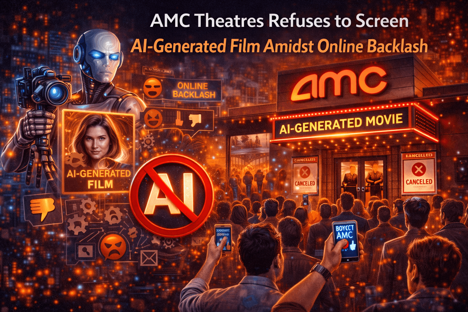 AMC Theatres Refuses to Screen AI-Generated Film Amidst Online Backlash