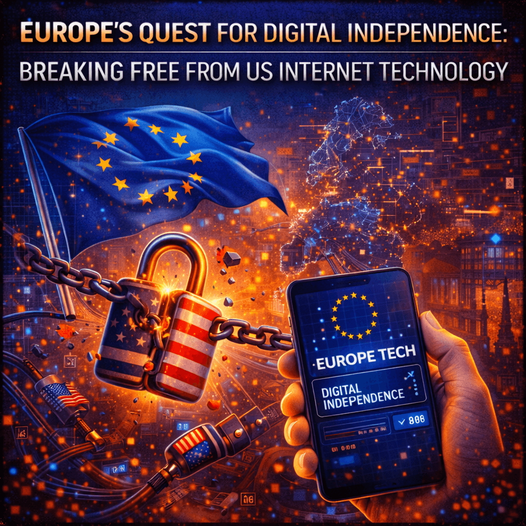 Europe's Quest for Digital Independence: Breaking Free from US Internet Technology
