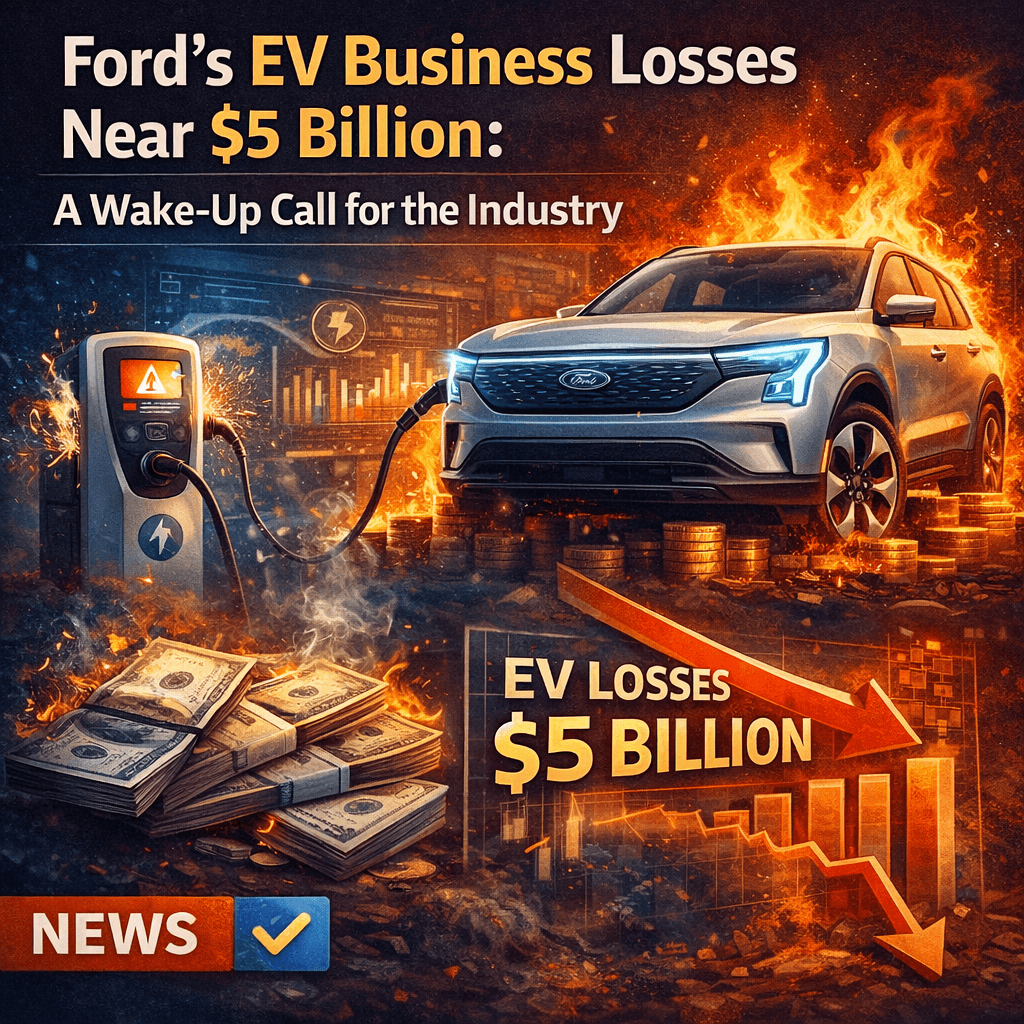 Ford's EV Business Losses Near $5 Billion: A Wake-Up Call for the Industry