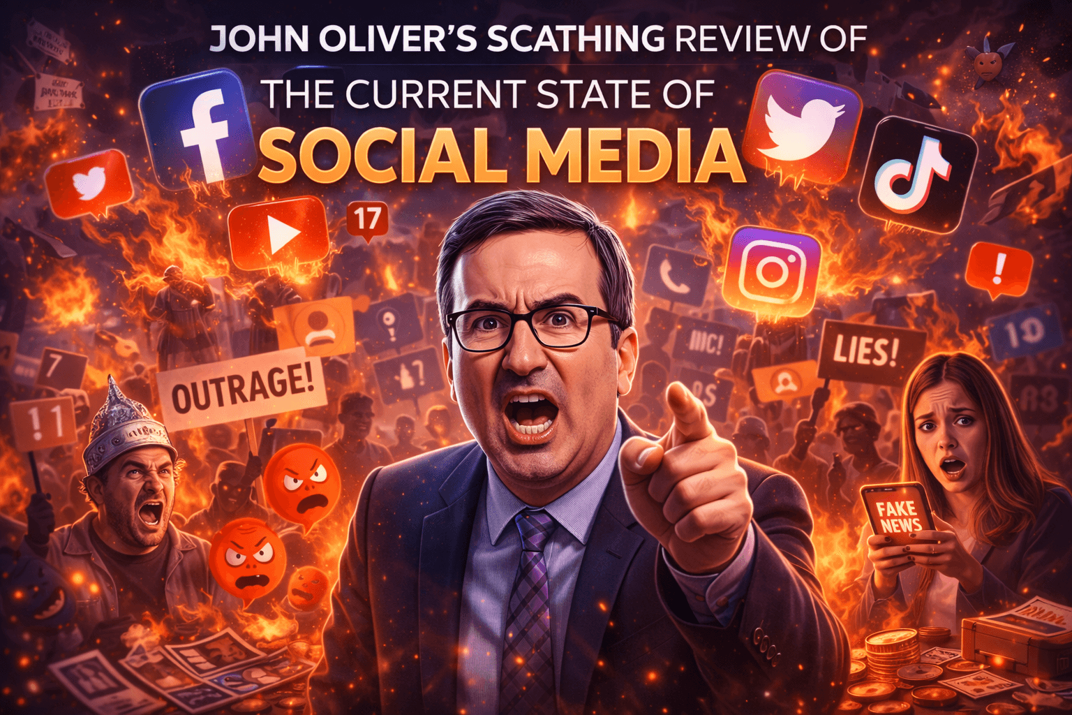 John Oliver's Scathing Review of the Current State of Social Media