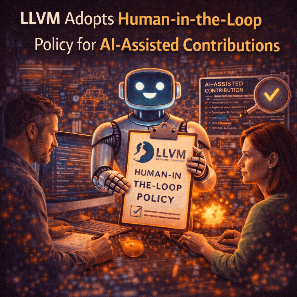 LLVM Adopts Human-in-the-Loop Policy for AI-Assisted Contributions