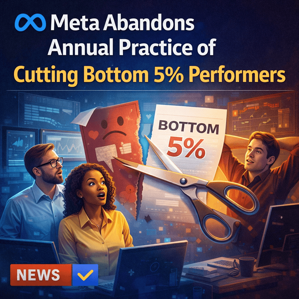 Meta Abandons Annual Practice of Cutting Bottom 5% Performers