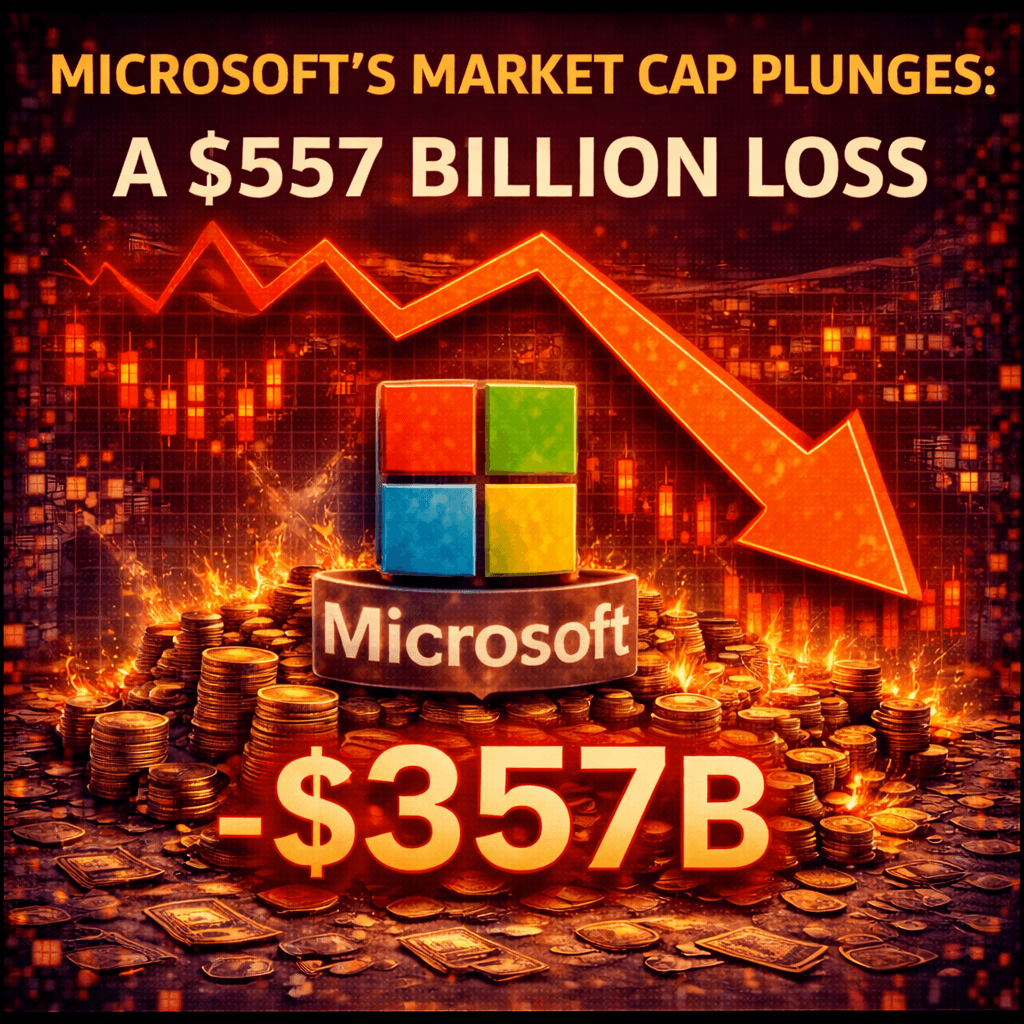 Microsoft's Market Cap Plunges: A $357 Billion Loss