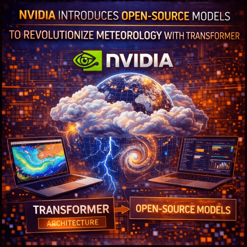 Nvidia Introduces Open-Source Models to Revolutionize Meteorology with Transformer Architecture