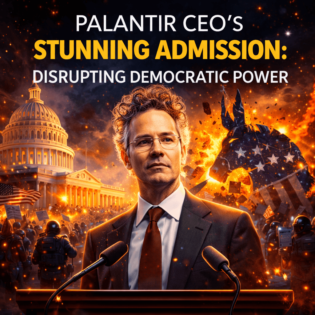 Palantir CEO's Stunning Admission: Disrupting Democratic Power