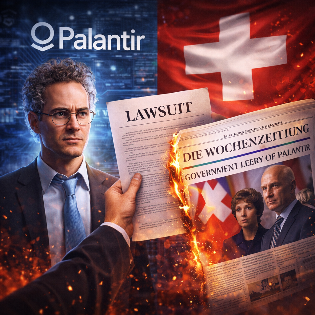 Palantir Sues Swiss Magazine Over Accurate Reporting of Government Stance