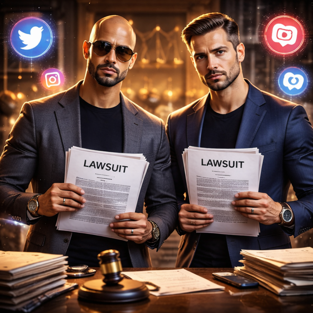 Andrew Tate and Brother Tristan Sue Social Media Platform to Uncover Users' Identities