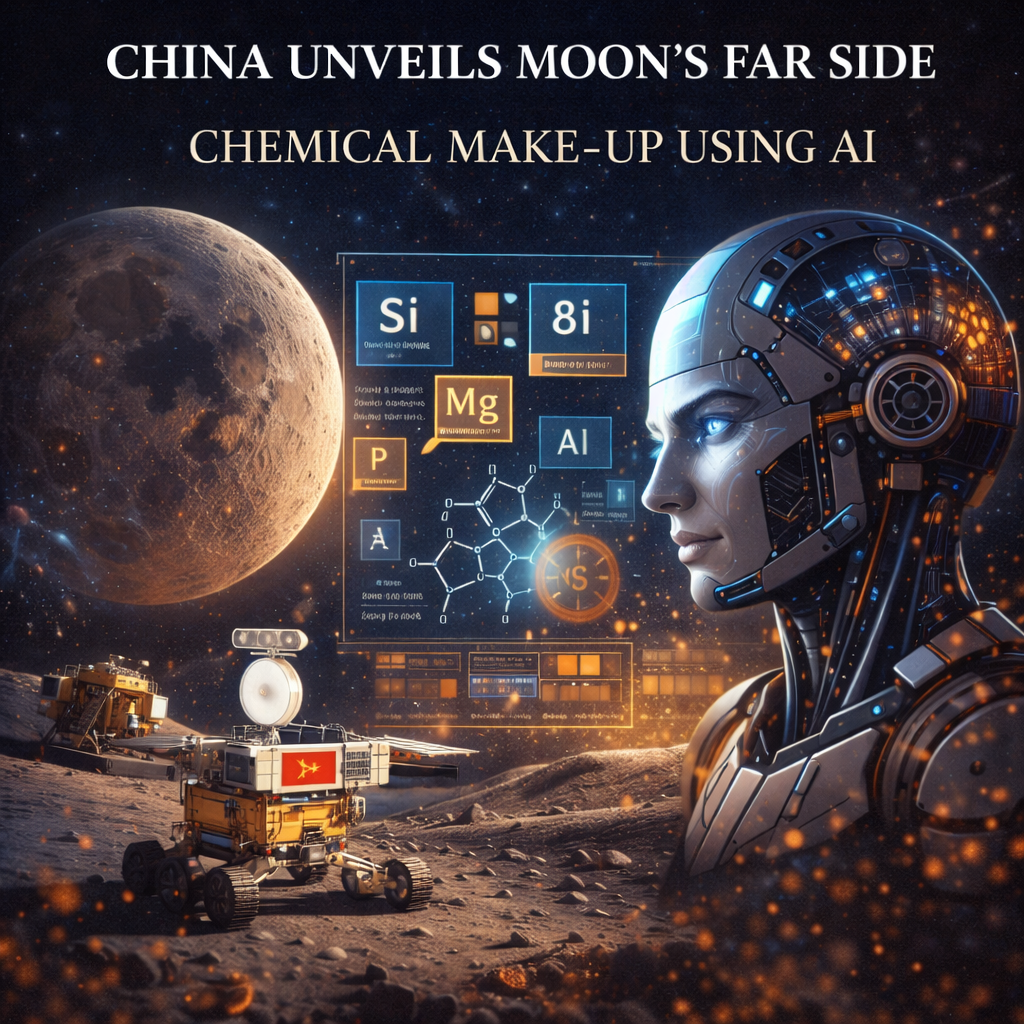 China Unveils Moon's Far Side Chemical Make-up Using AI