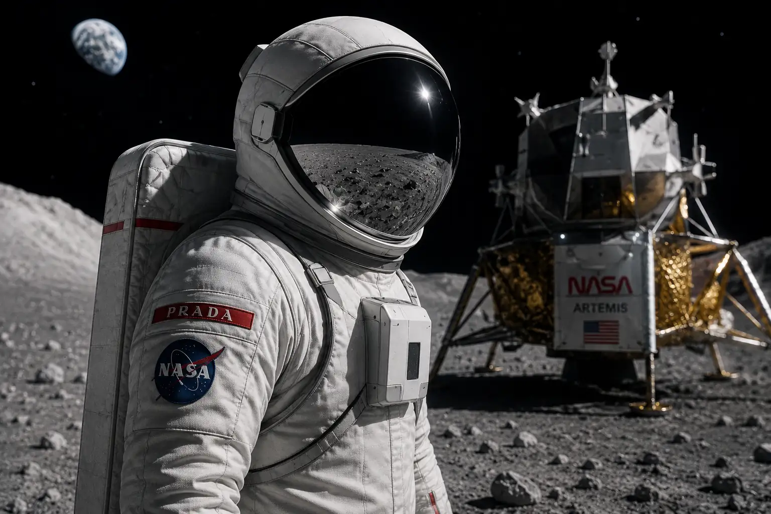 NASA's High-Tech Moon Mission Features Prada-Designed Spacesuits