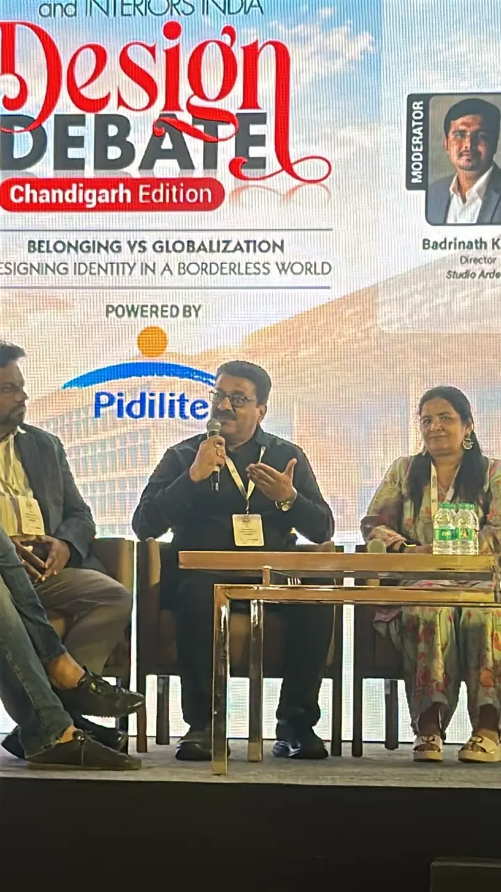 Ar. Sanjay Goel Shares Insights at Design Debate on "Belonging vs Globalisation: Designing Identity in a Borderless World"