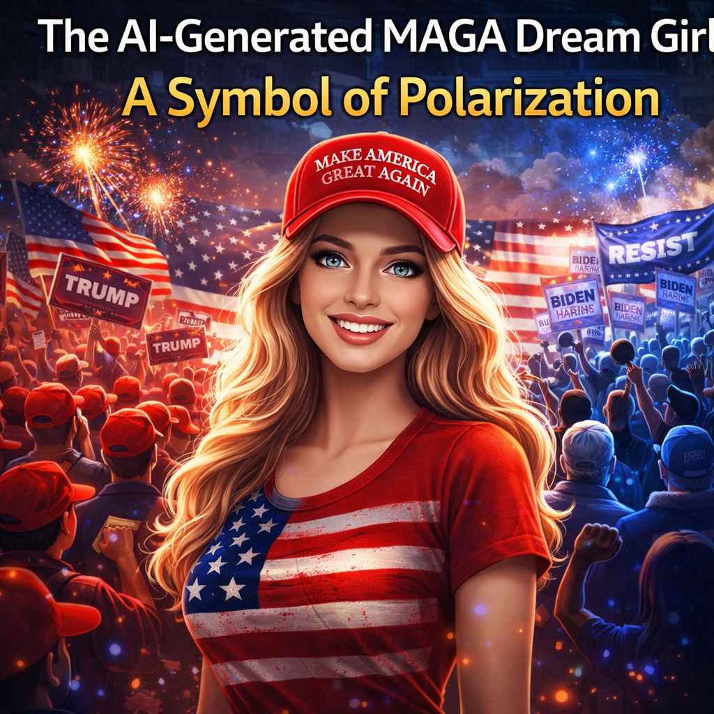 The AI-Generated MAGA Dream Girl: A Symbol of Polarization