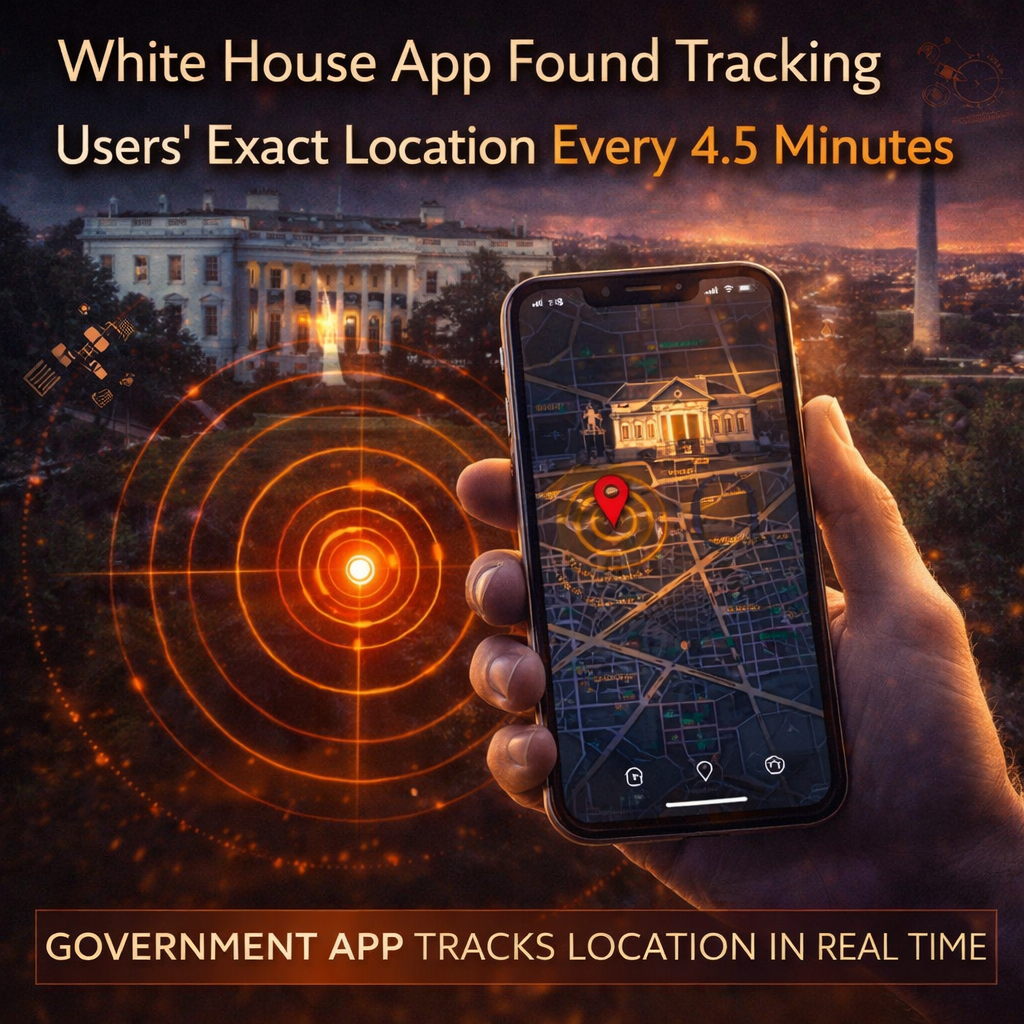 White House App Found Tracking Users' Exact Location Every 4.5 Minutes