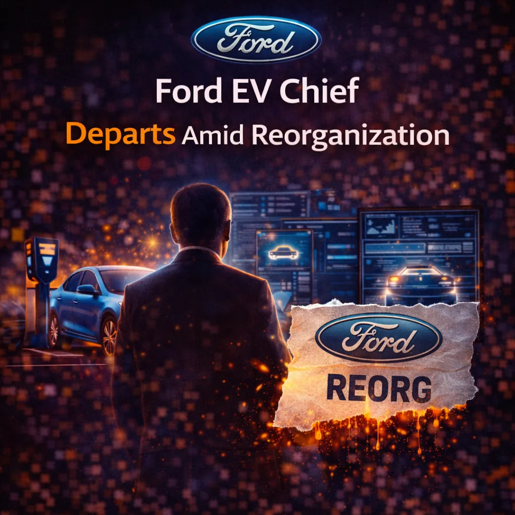 Ford EV Chief Departs Amid Reorganization