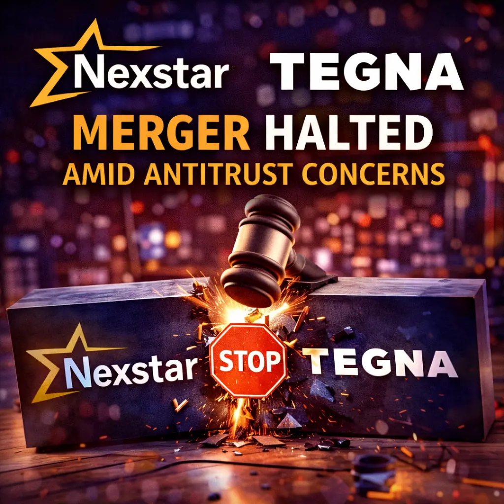 Nexstar-Tegna Merger Halted Amid Antitrust Concerns