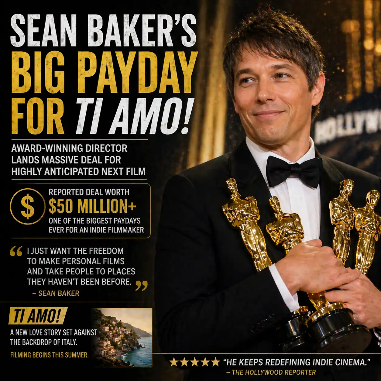 Sean Baker's Big Payday for Ti Amo!