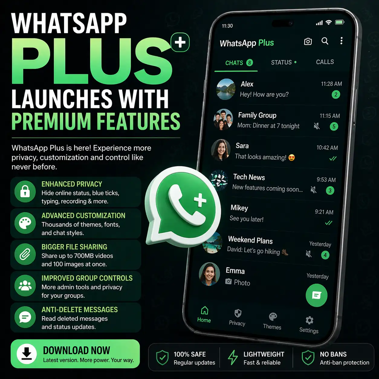 WhatsApp Plus Launches with Premium Features