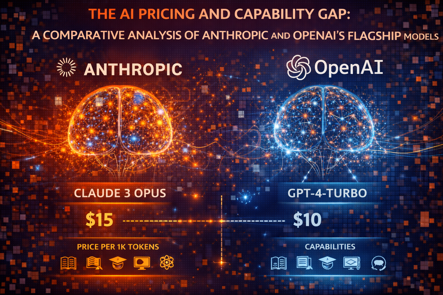 The AI Pricing and Capability Gap: A Comparative Analysis of Anthropic and OpenAI's Flagship Models
