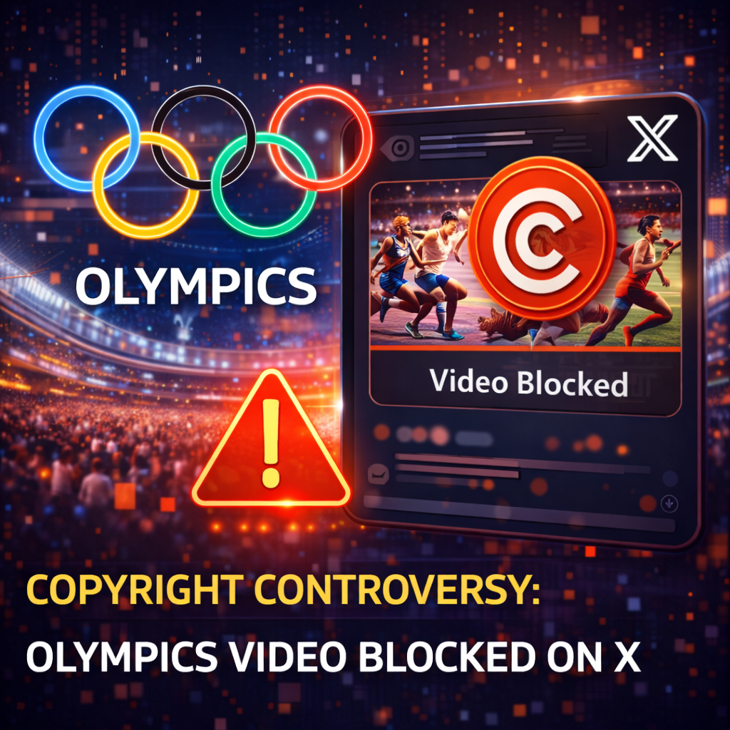 Copyright Controversy: Olympics Video Blocked on X