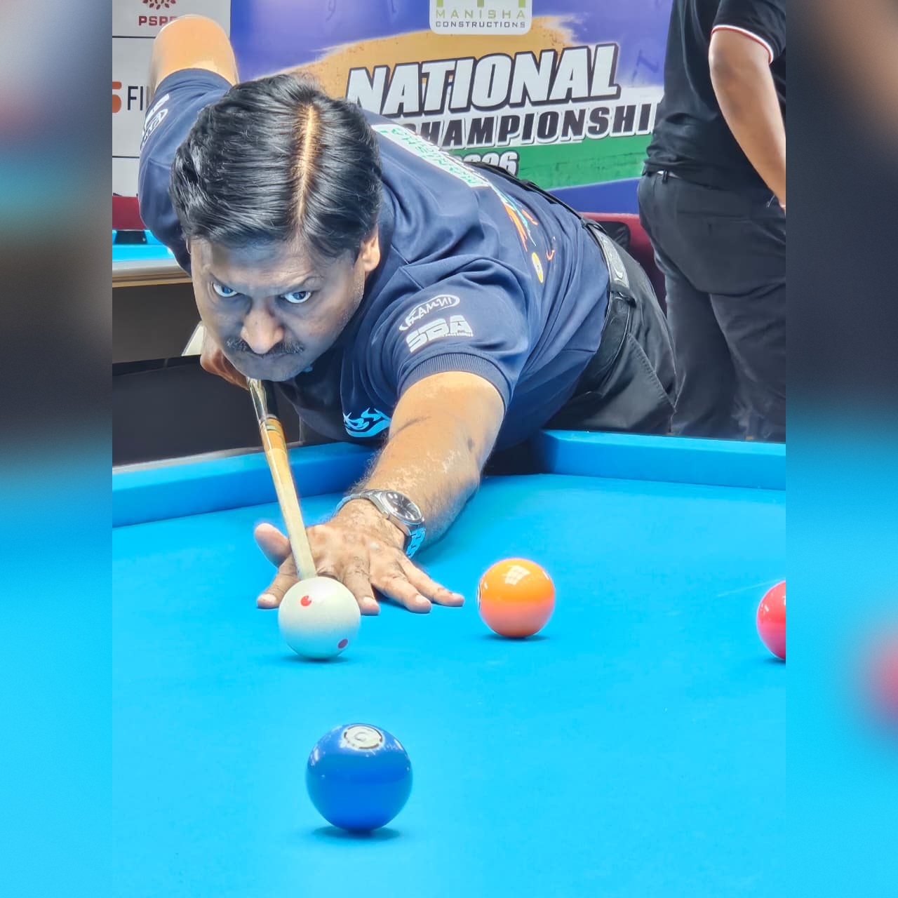 Alok Kumar Holds Nerve in Thriller and Women’s 9-Ball Knockout Line-Up Takes Shape at National Pool Championship 2026