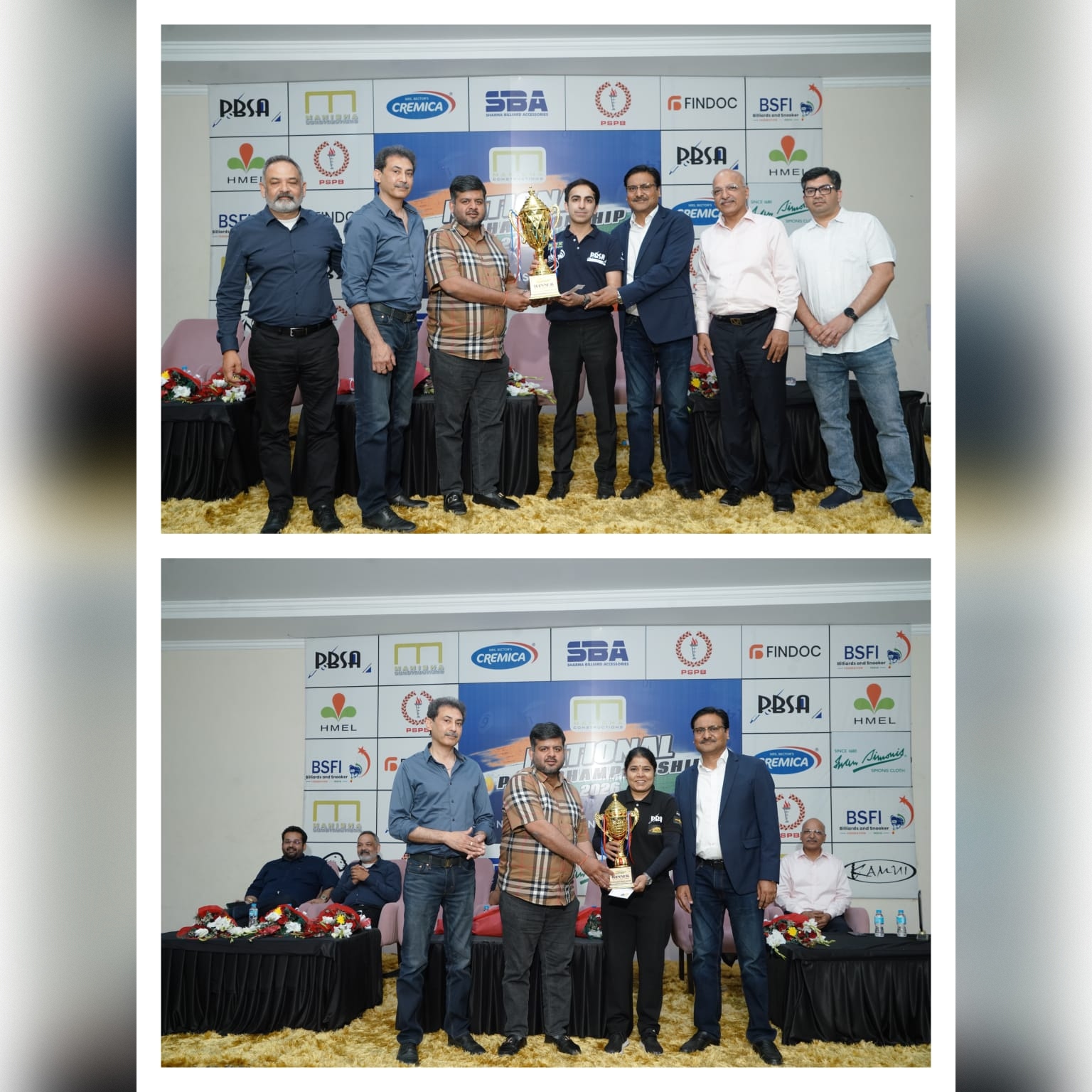 Advani Completes Maiden Historic Double, Chitra Seals Twin Titles on Thrilling Finals Day at National Pool Championship 2026