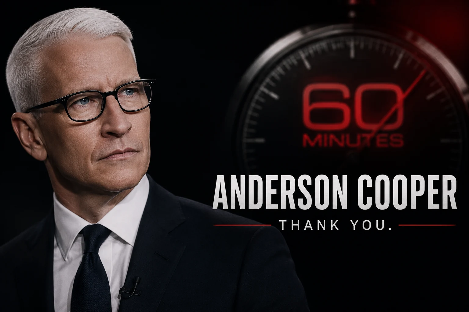 Anderson Cooper Leaves 60 Minutes After 20 Years