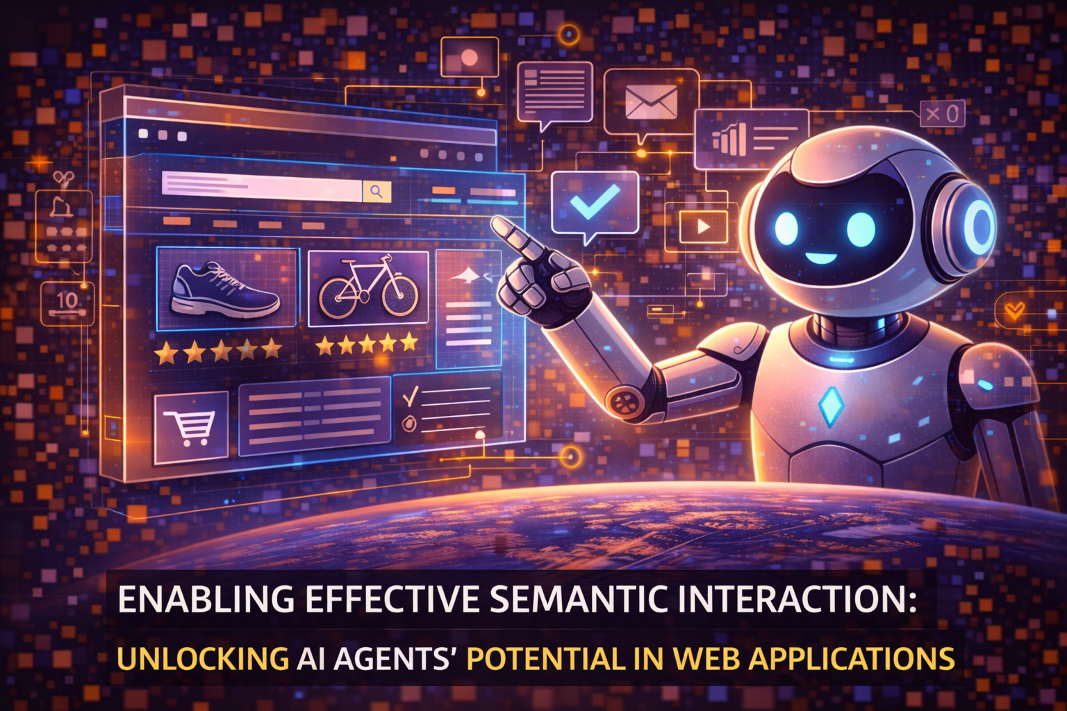 Enabling Effective Semantic Interaction: Unlocking AI Agents' Potential in Web Applications