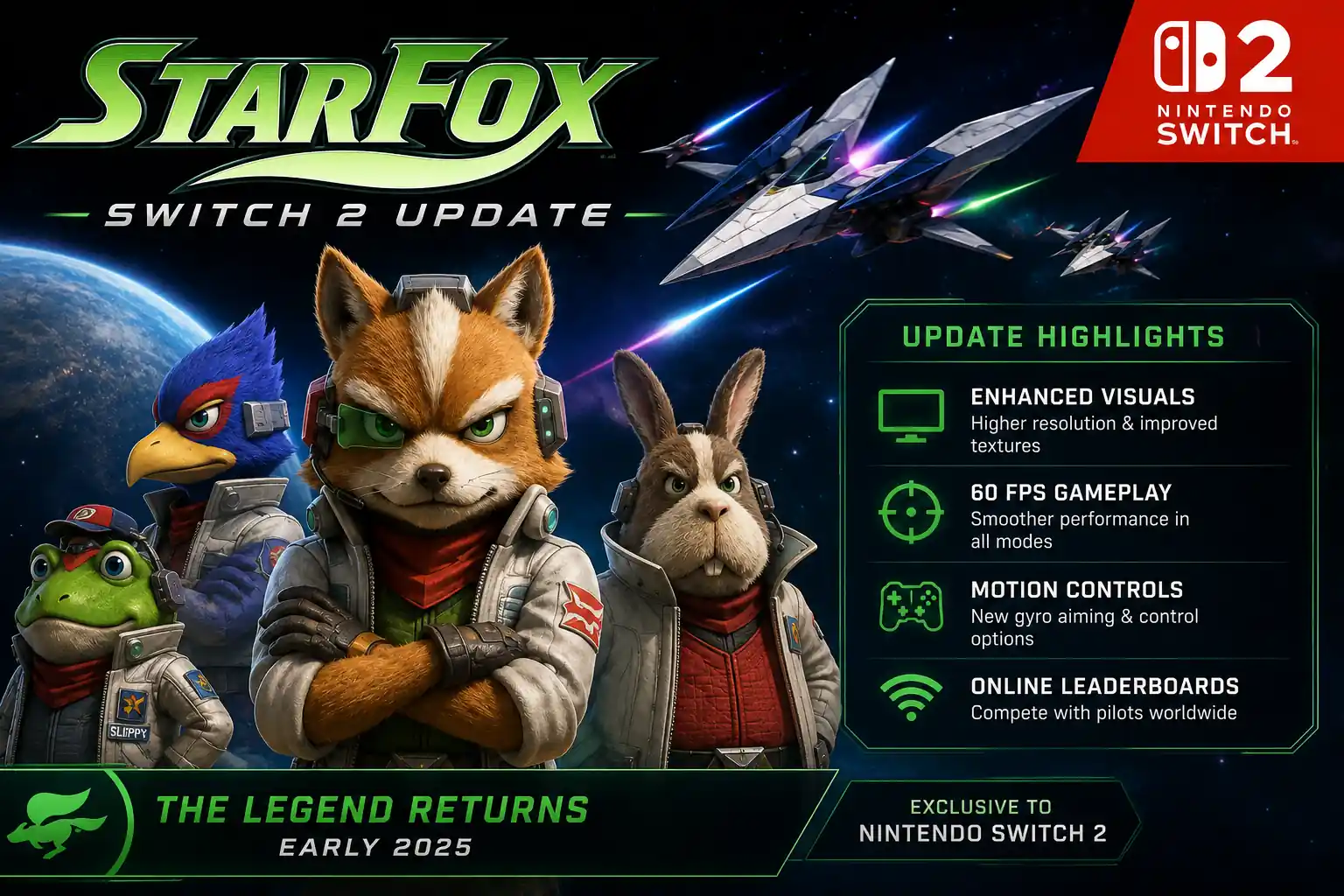Star Fox Switch 2 Update Revealed