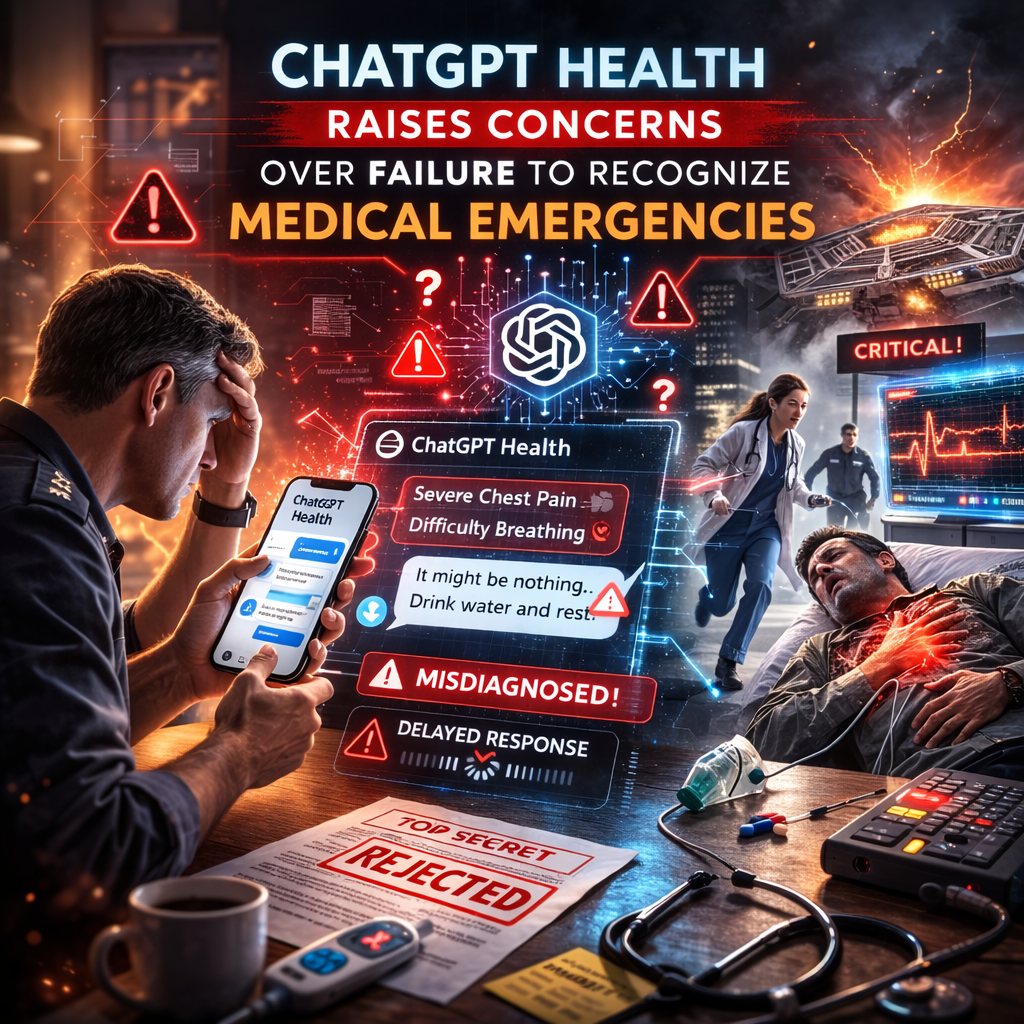 ChatGPT Health Raises Concerns Over Failure to Recognize Medical Emergencies