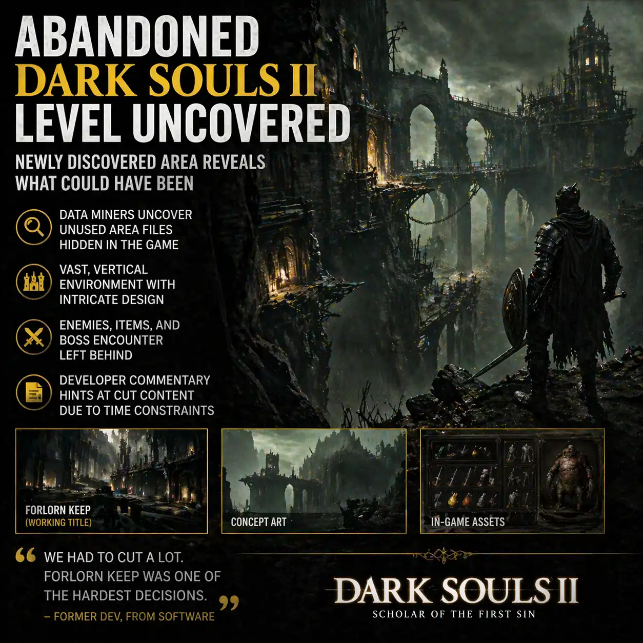 Abandoned Dark Souls II Level Uncovered