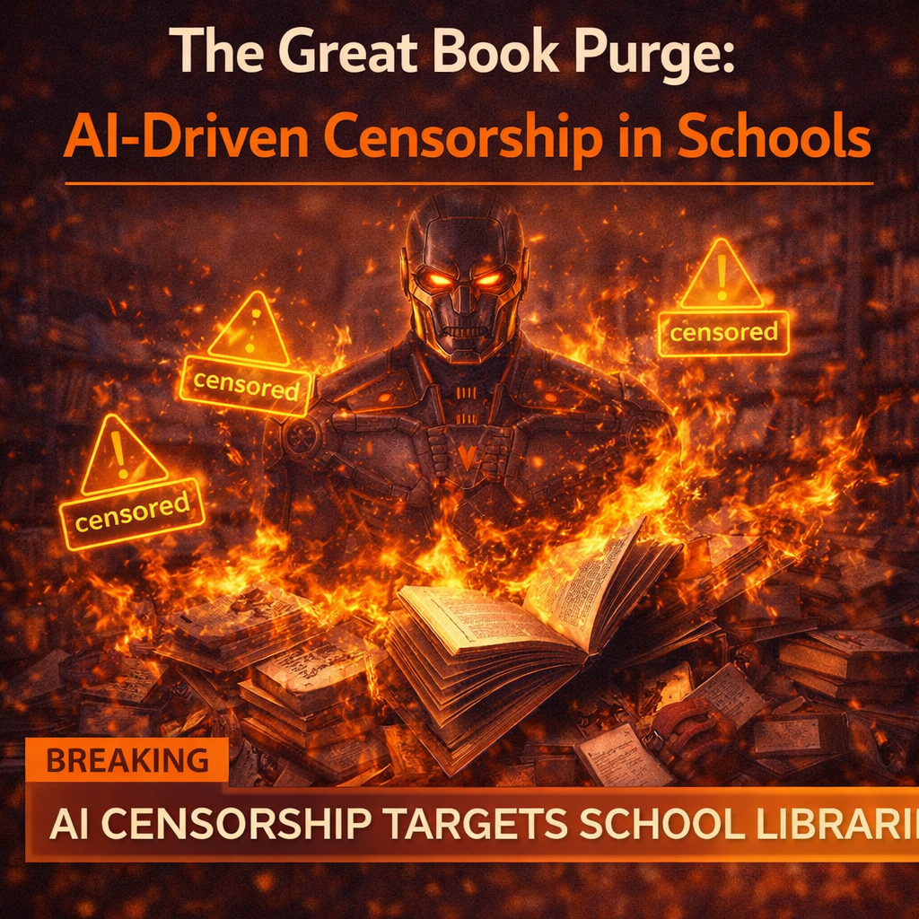 The Great Book Purge: AI-Driven Censorship in Schools