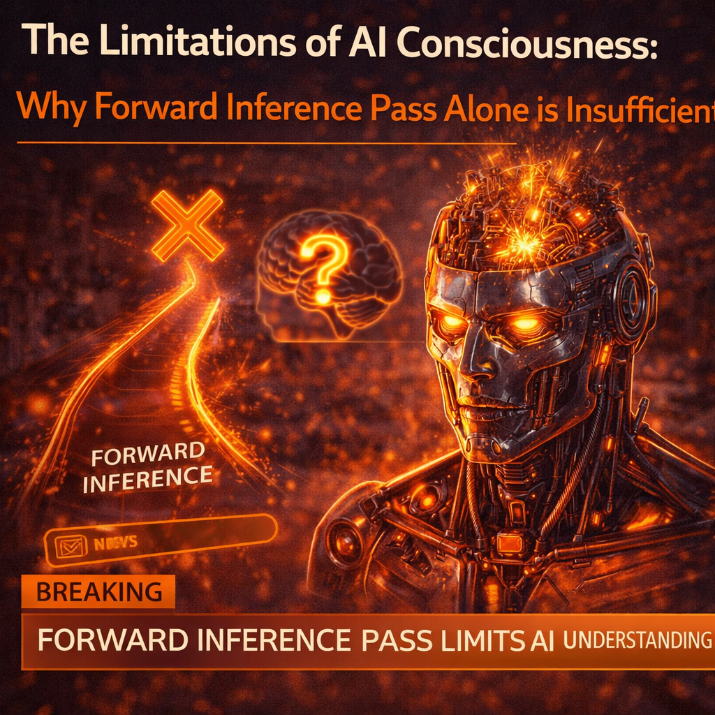 The Limitations of AI Consciousness: Why Forward Inference Pass Alone is Insufficient
