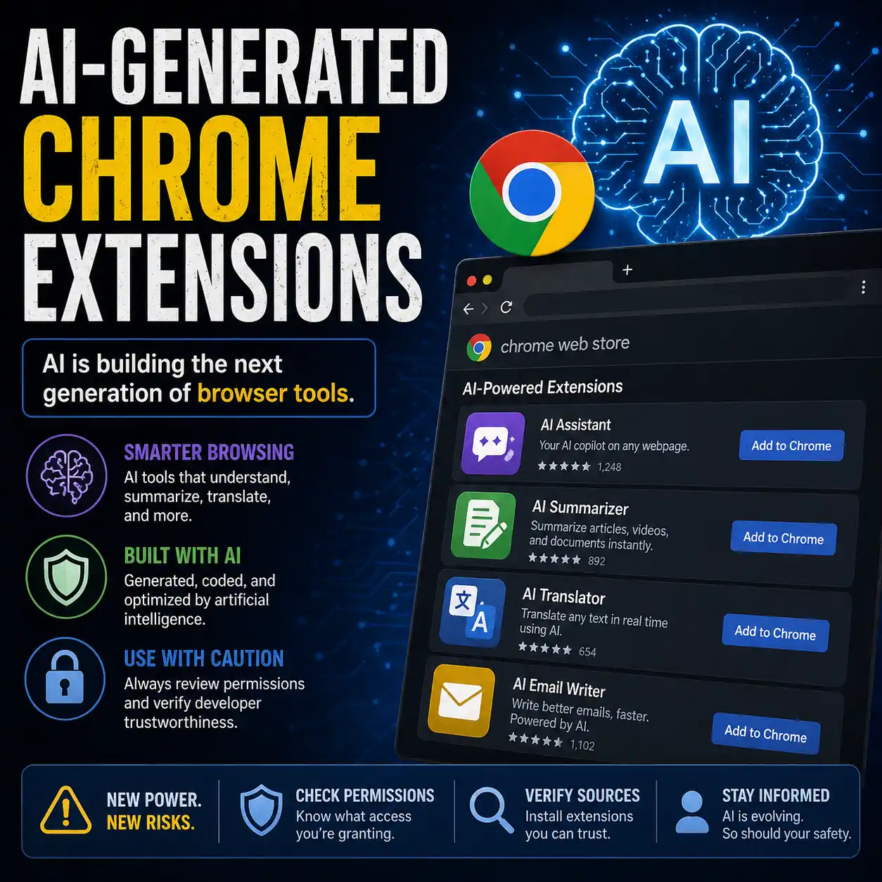 AI-Generated Chrome Extensions