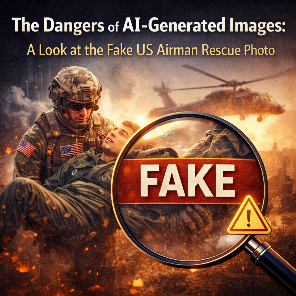 The Dangers of AI-Generated Images: A Look at the Fake US Airman Rescue Photo