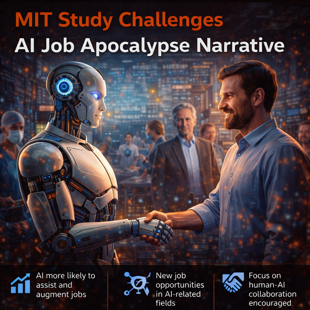 MIT Study Challenges AI Job Apocalypse Narrative