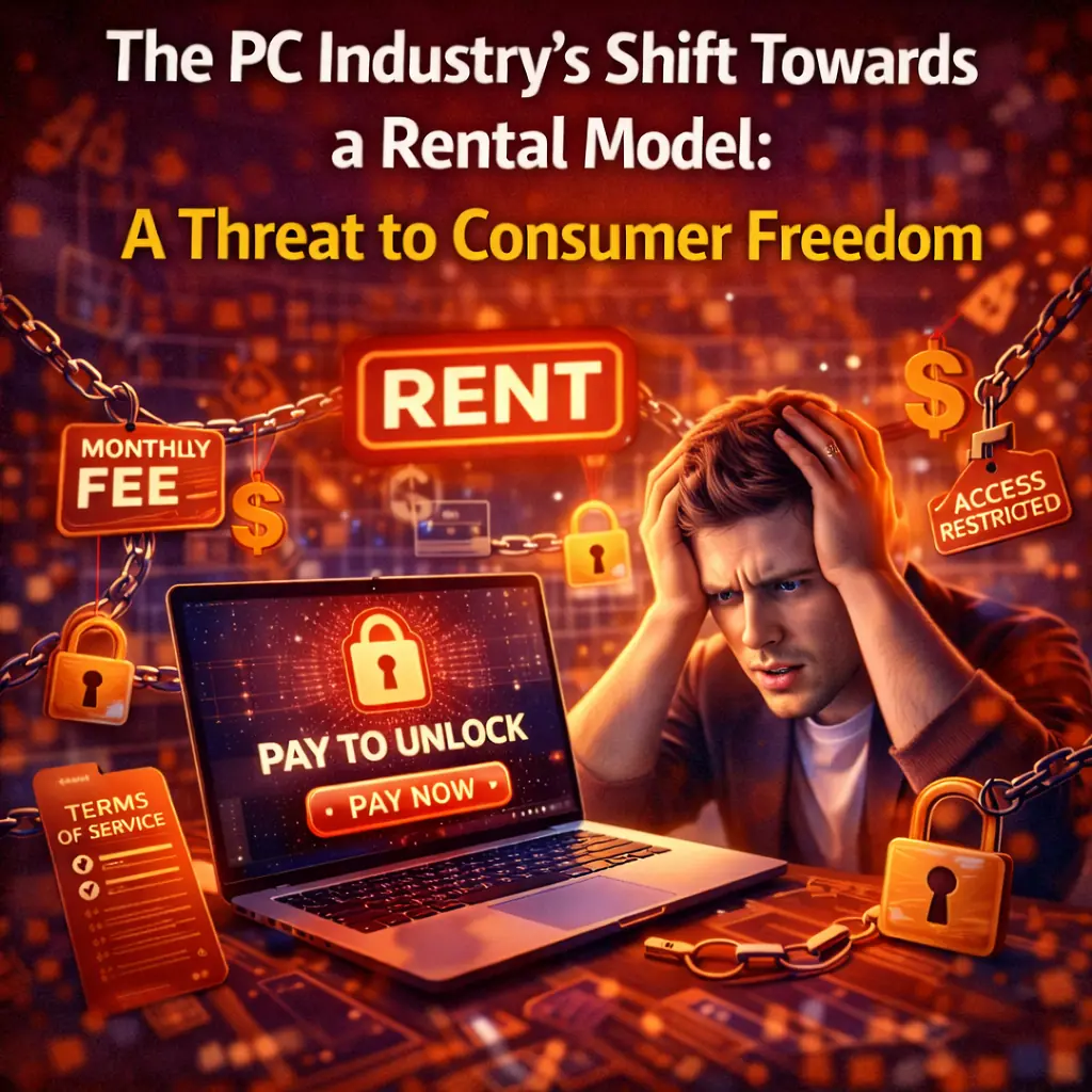 The PC Industry's Shift Towards a Rental Model: A Threat to Consumer Freedom